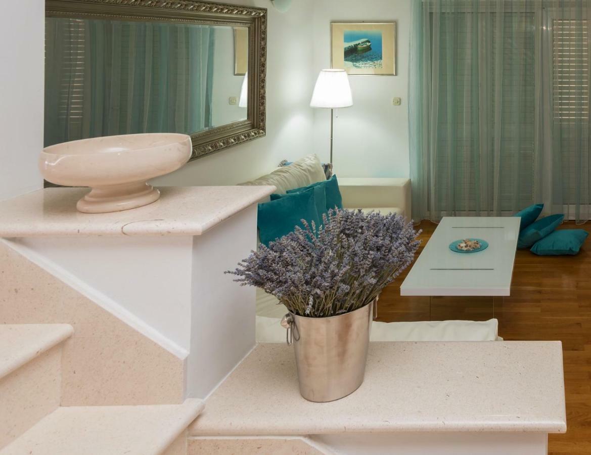 Andor - Lux, Two Beautiful Terraces With Sea & Sunset View Apartment Makarska Luaran gambar