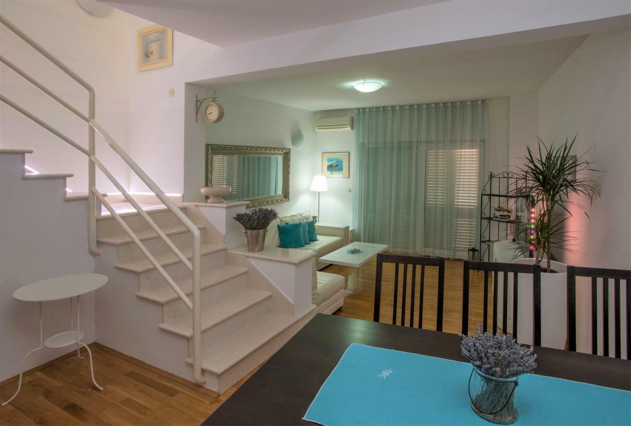 Andor - Lux, Two Beautiful Terraces With Sea & Sunset View Apartment Makarska Luaran gambar